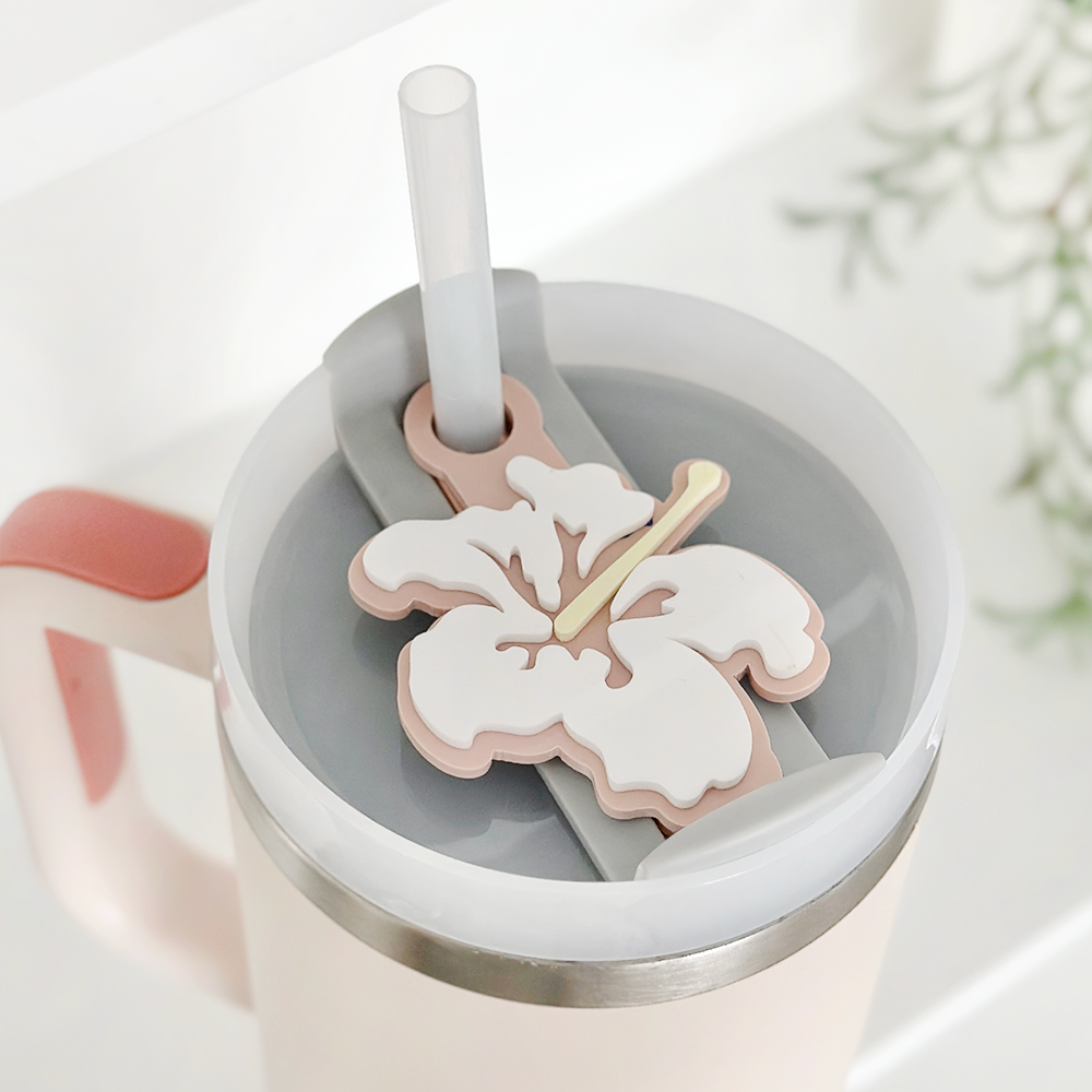 Flower Tumbler Topper - Nude