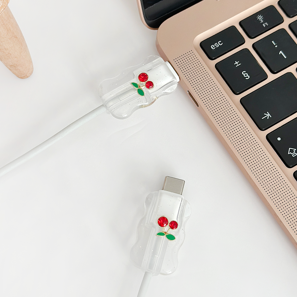Cable Cover Charm Pack - Mini Cherries