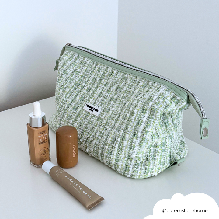 Magic Lifestyle Pouch - Matcha Textured Tweed