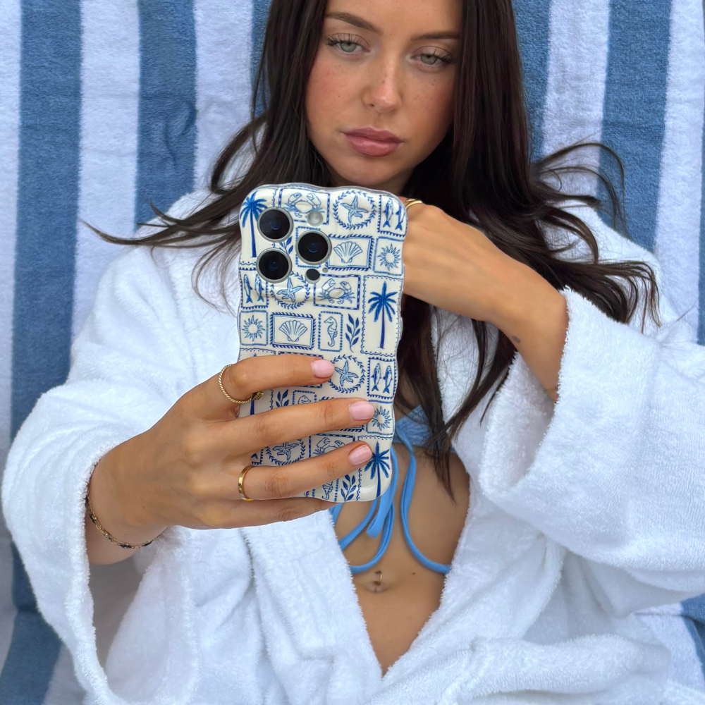 Wavy Phone Case - Malibu Drive