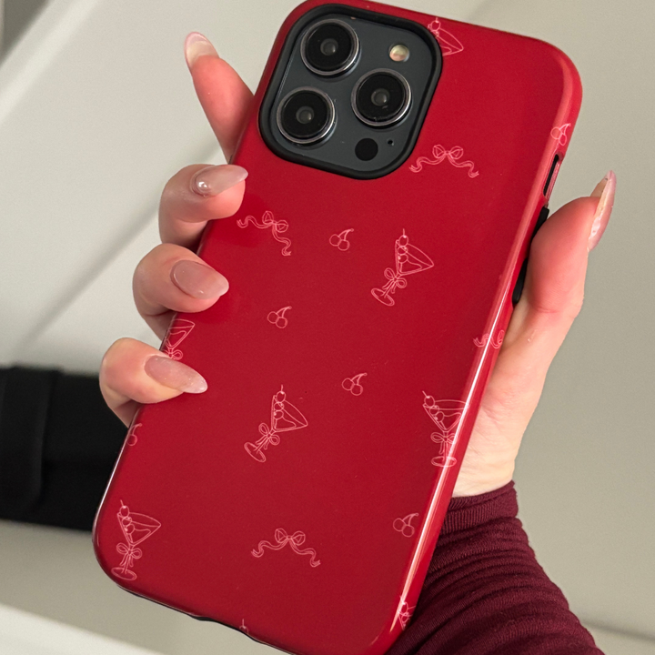 Tough Phone Case - Cherry Martini