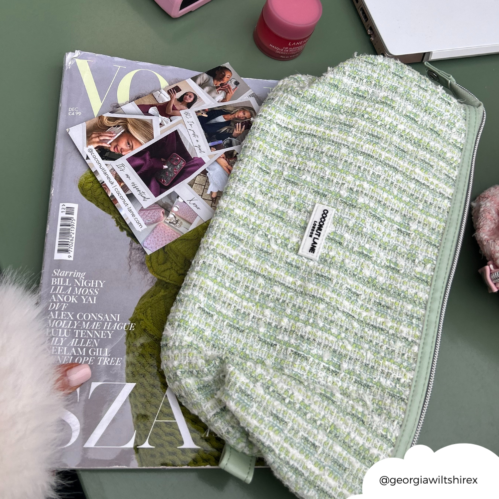 Magic Lifestyle Pouch - Matcha Textured Tweed