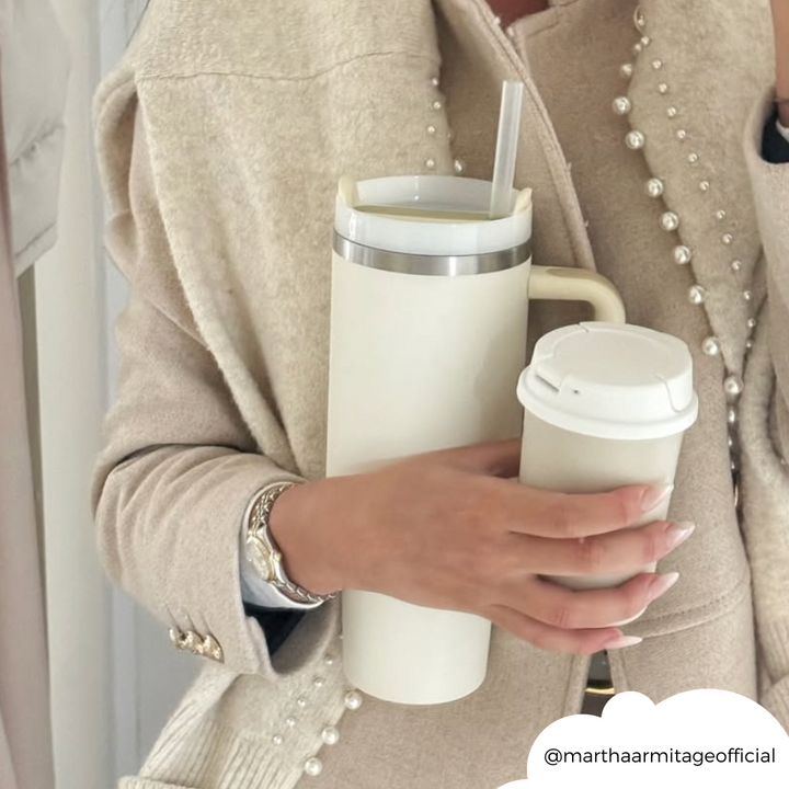 Stainless Steel Tumbler - Milky Coconut