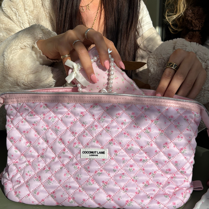 Magic Lifestyle Pouch - Quilted Ditsy Floral Pink