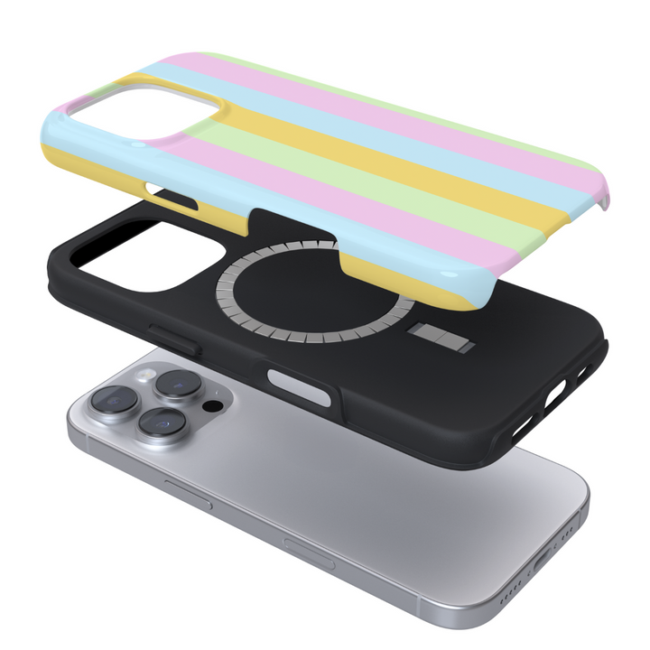 Tough MagSafe® Phone Case - Pastel Stripes