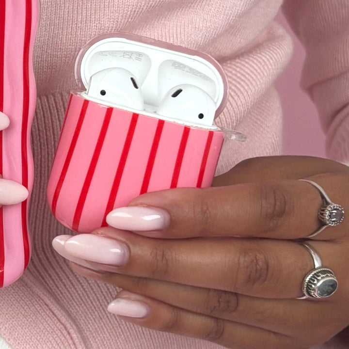 Airpods Case - Cherry Stripe