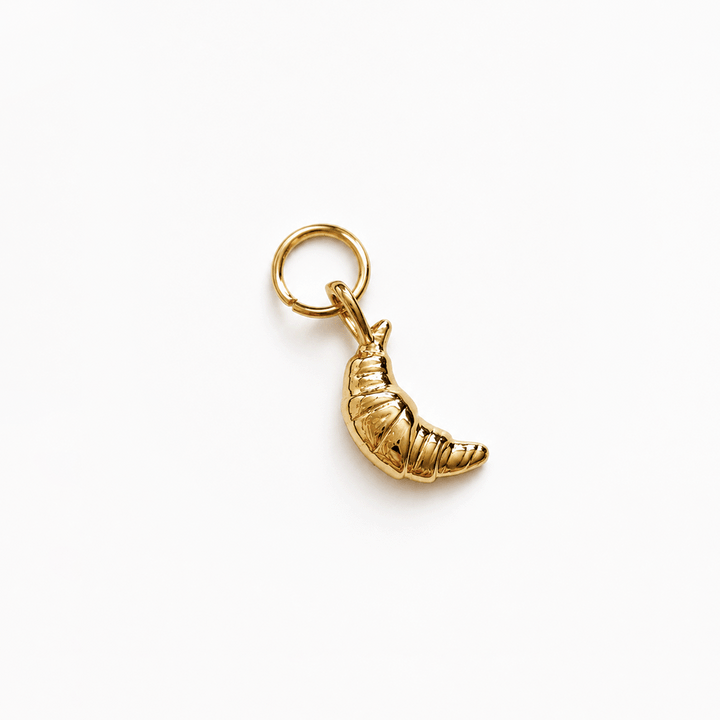 Charm - Gold Croissant