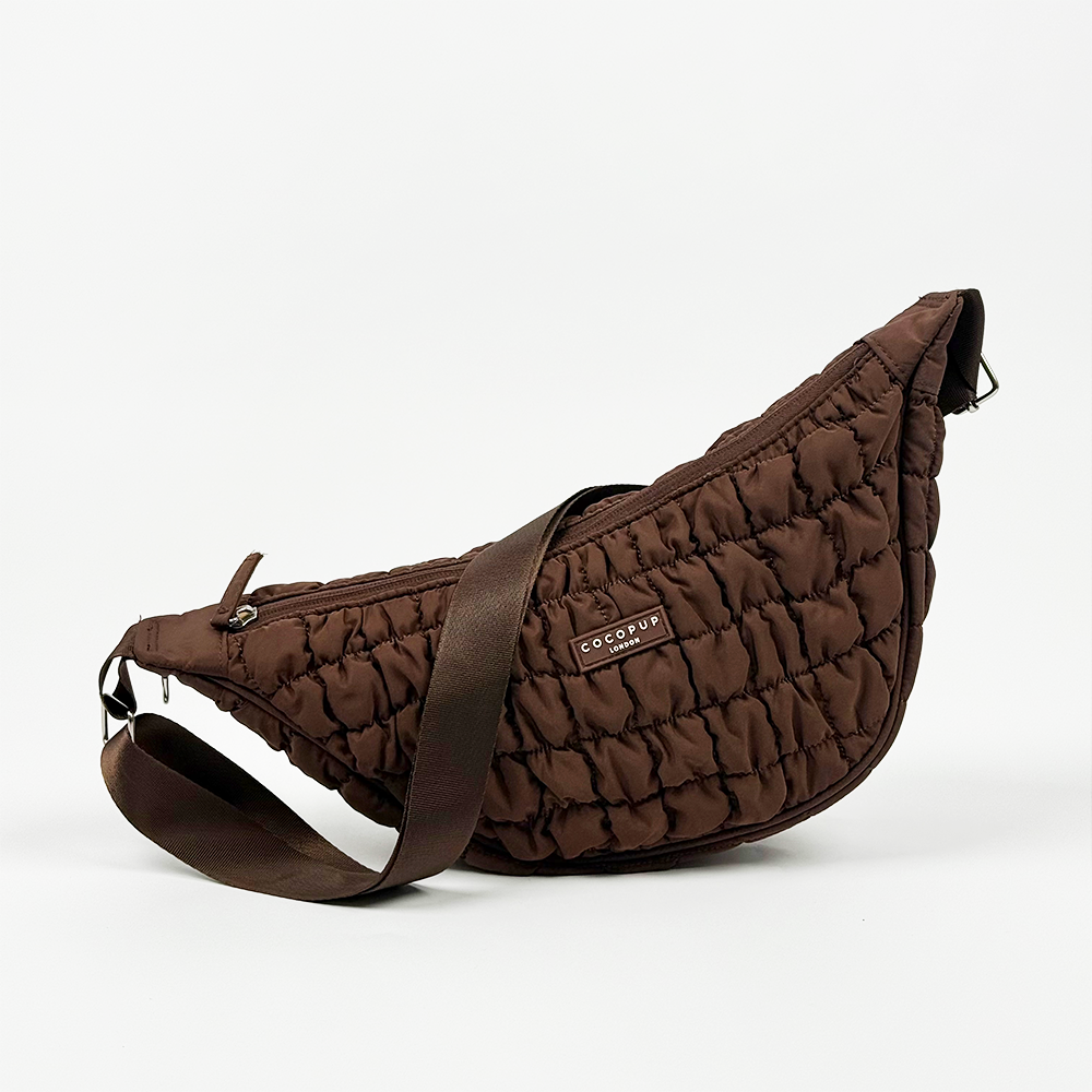 Crossbody Crescent Dog Walking Bag Bundle - Espresso