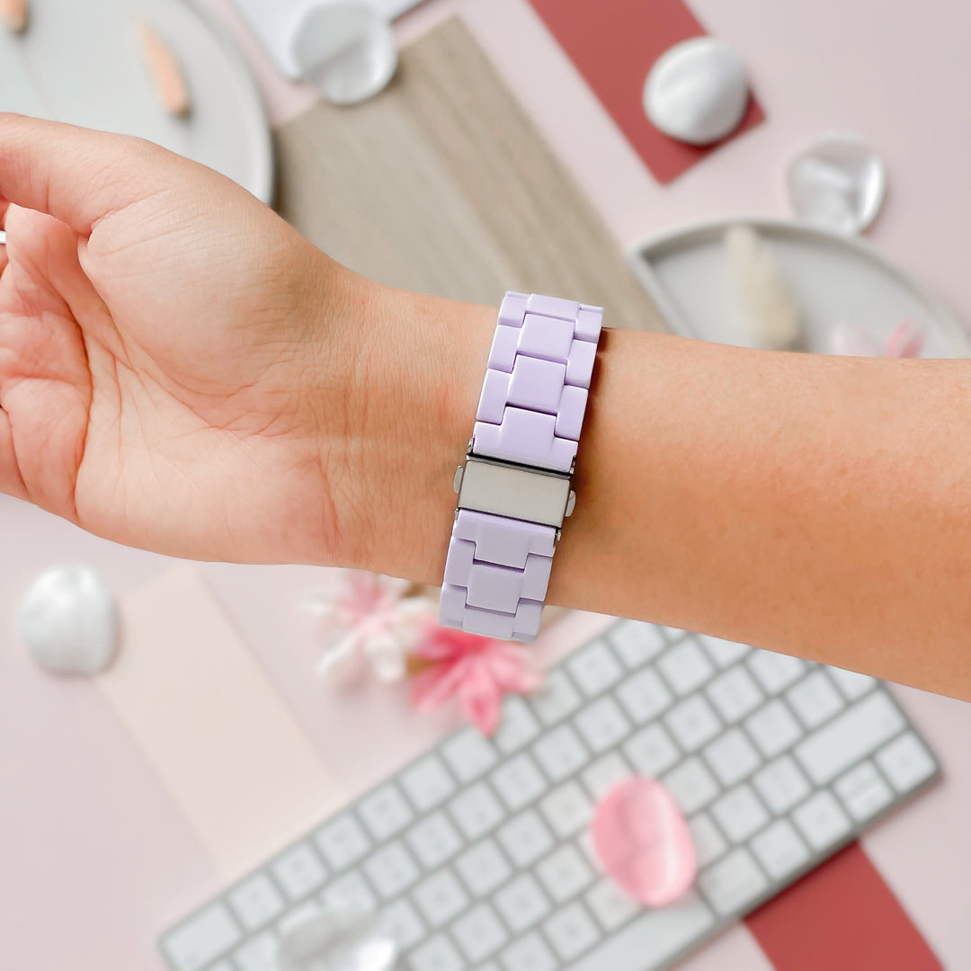 Luxe White Apple Watch Strap