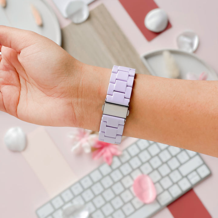 Luxe White Apple Watch Strap