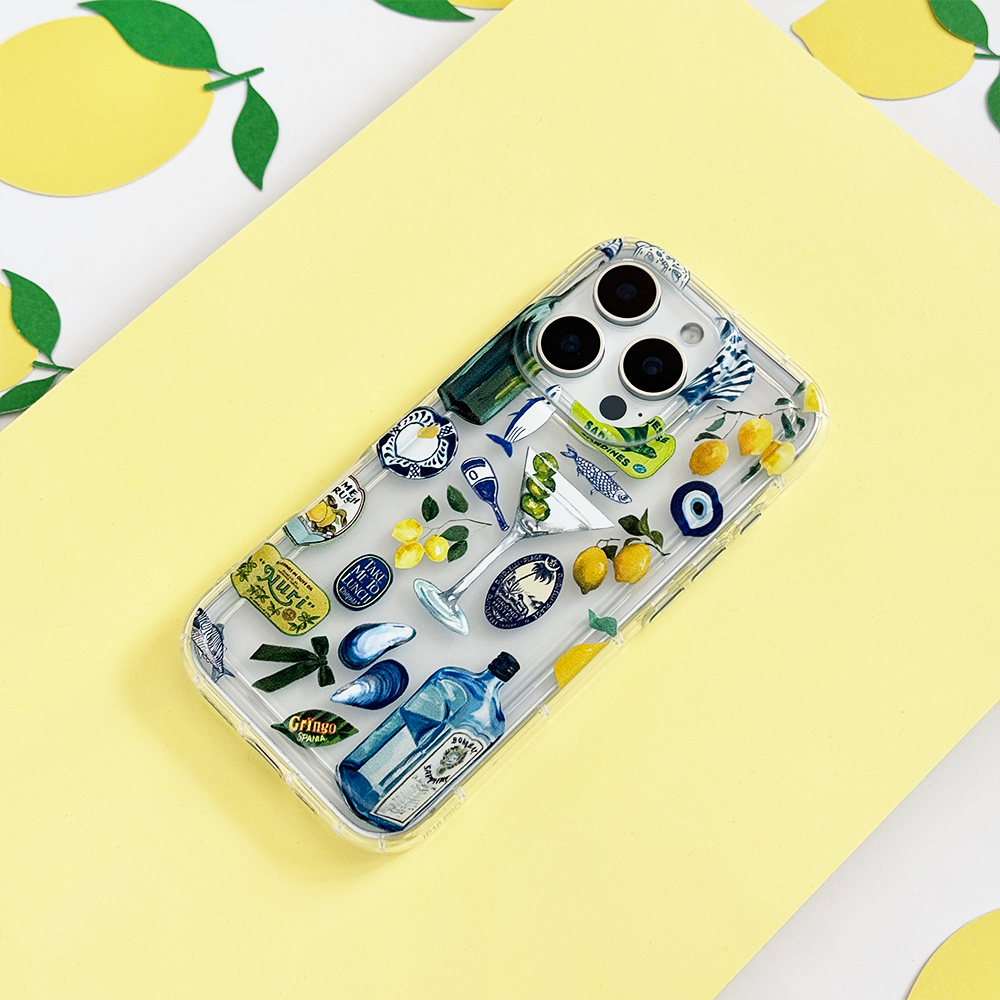 Clear Phone Case - Martini Coast