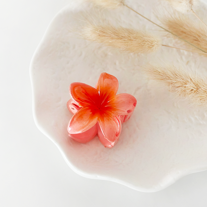 MINI TROPICAL FLOWER CLAW CLIP - 6 PACK
