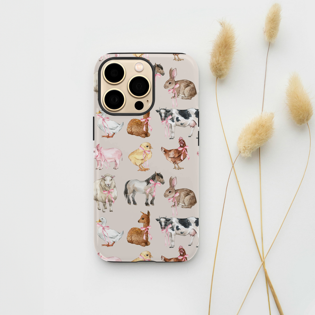 Tough Phone Case - Nude Coquette Farm