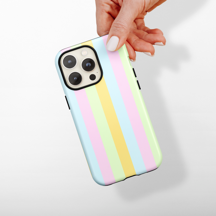 Tough MagSafe® Phone Case - Pastel Stripes