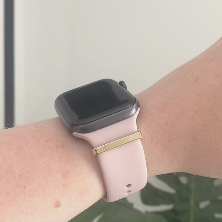 Watch Strap Charm - Gold Bar