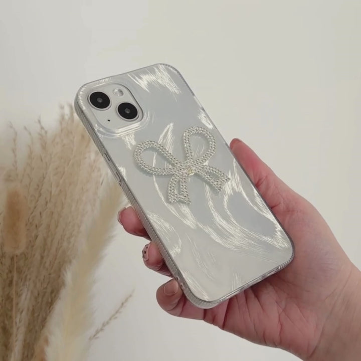 Diamante Bow Phone Case