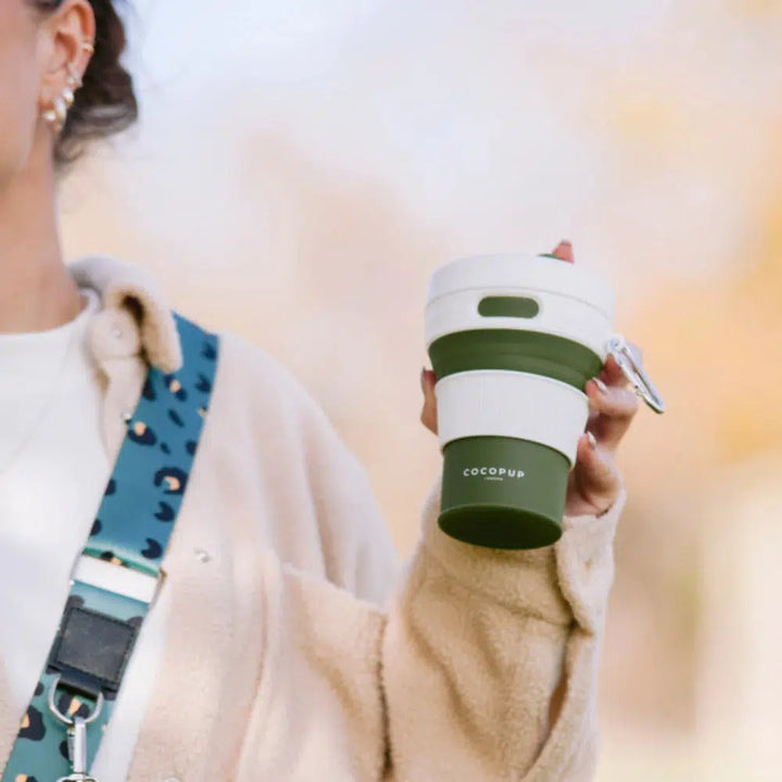 Collapsible Coffee Cup by Cocopup - Khaki