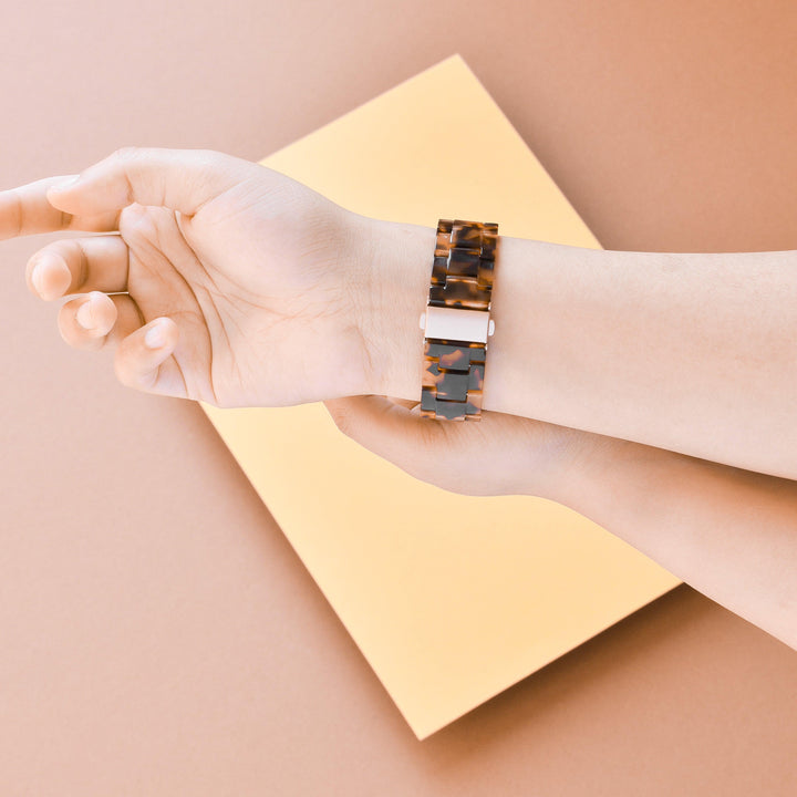 Fitbit Strap - LUXE Tortoiseshell