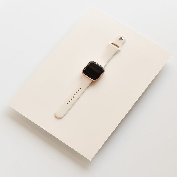 NAKD Fitbit Strap - Almond White