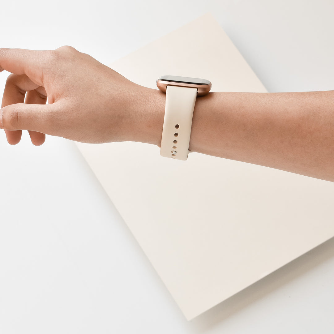 NAKD Fitbit Strap - Almond White
