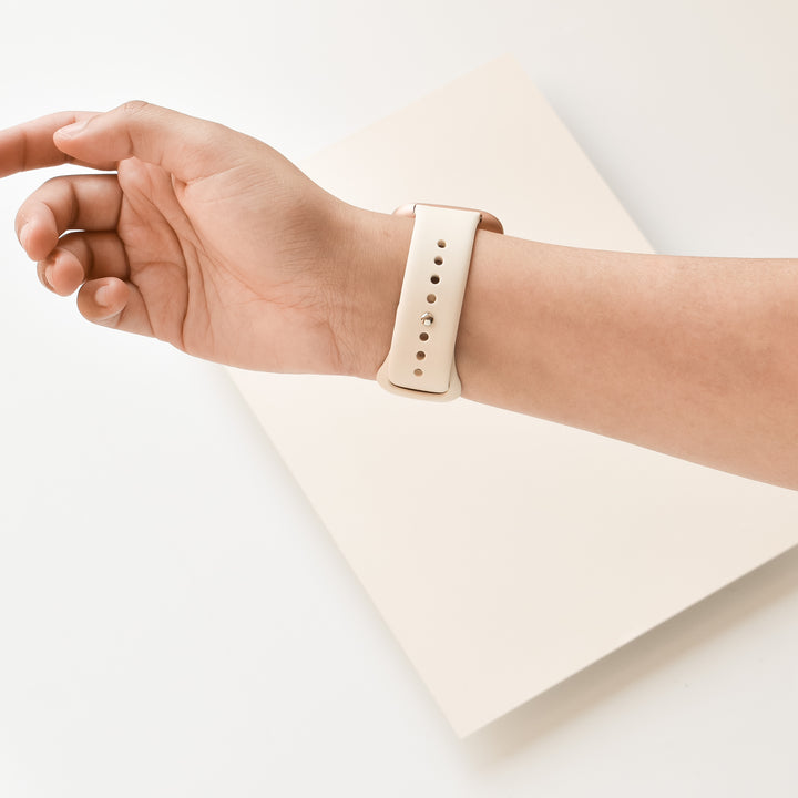 NAKD Fitbit Strap - Almond White