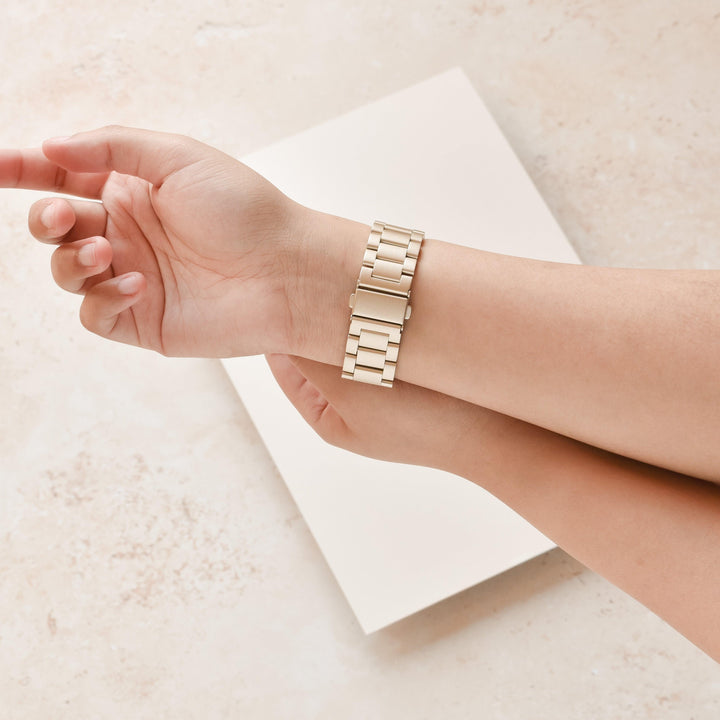 Fitbit Strap - Stainless Steel - Gold
