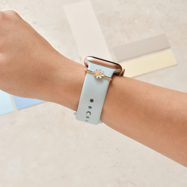 Watch Strap Charm Pack - Gold Wavy Daisy
