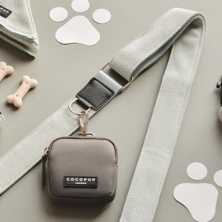 Dog Walking Mocha Bag Bundle - Sage Tweed